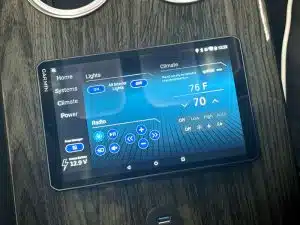Garmin touch screen control unit